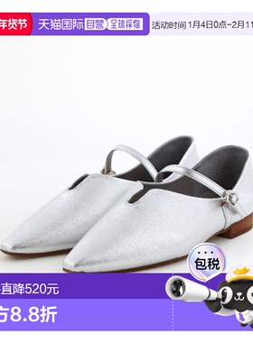 1h可退 日本直邮HIMIKO 女装 本革平底女鞋 深口切割设计+纤细搭