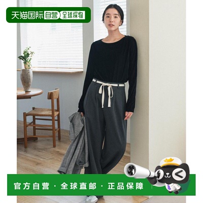 URBAN RESEARCH DOORS 女士 高腰系带曲线剪裁阔【付后1h可退】