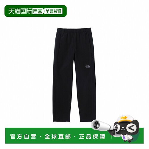日本直邮THE NORTH FACE 儿童长裤 北面户外 黑色NBJ32506休闲裤