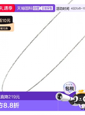 1h可退 日本直邮cui-cuiK10白金小豆链项链可调节800076cuicui