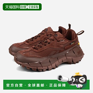 日本直邮Reebok ZIG KINETICA 2.5 EDGE 男女棕色低帮运动鞋 (100