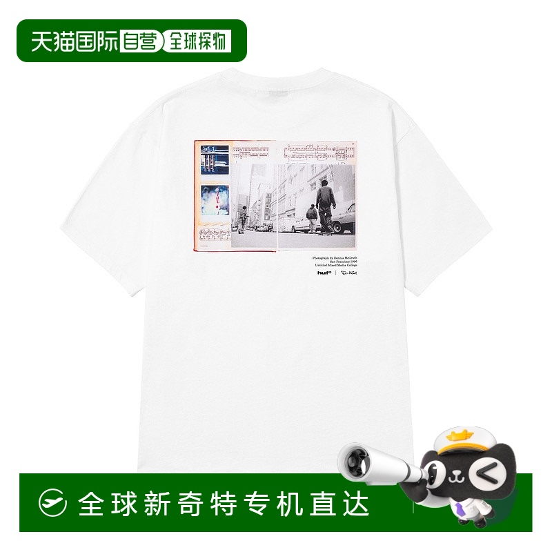 1h可退 日本直邮HUF 男女同款 棉 半袖T恤 DENNIS McGRATH联名 CO
