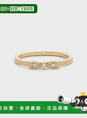 1h可退 日本直邮NOJESS 女士复刻设计K10钻石小指戒 30244111113