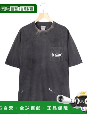 1h可退 日本直邮READYMADE 男女同款复古加工口袋短袖T恤 RECOBK0