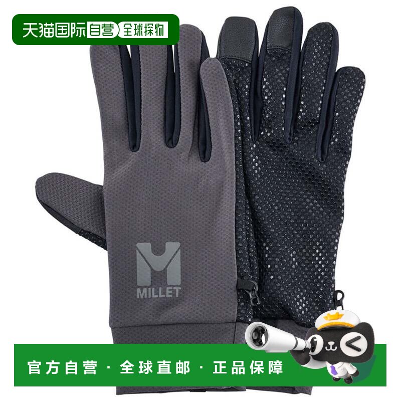 日本直邮MILLET 户外手套 QD TREK GLOVE 触屏 炭灰色