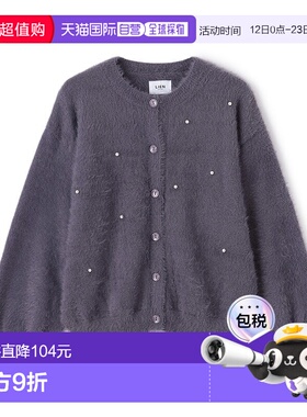 1h可退 日本直邮petit main LIEN 女装 宽松设计 珍珠点缀 半开襟