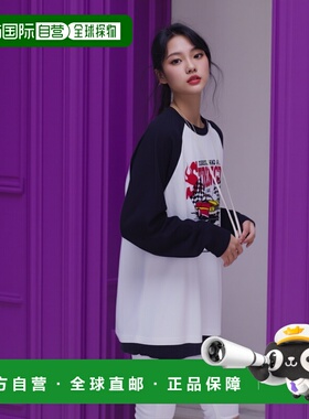 1h可退 日本直邮Starting Over男女同款拉格兰印花长袖T恤 324606