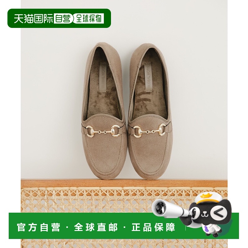 1h可退 日本直邮GLOBAL WORK 女士 起绒舒适比特乐福鞋 593267