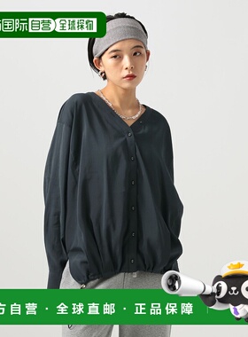 1h可退 日本直邮BAYFLOW 女装 抽绳设计V领长袖衬衫 600973