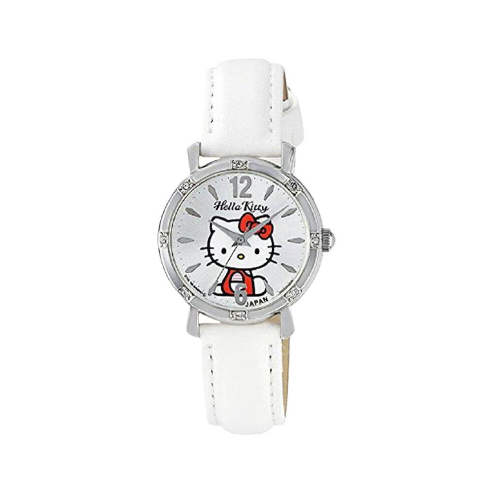 【日本直邮】CITIZEN Q＆Q 0003N002女士银白色手表 Hello Ki腕表怎么样,好用不?