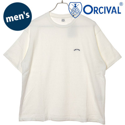 日本直邮ORCIVAL 男士刺绣短袖T恤 [OR-C0520-TSB SS26] 刺绣短袖