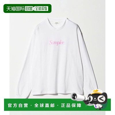 1h可退 日本直邮BEAUTY&YOUTH UNITED ARROWS Samplee 印花 长袖T