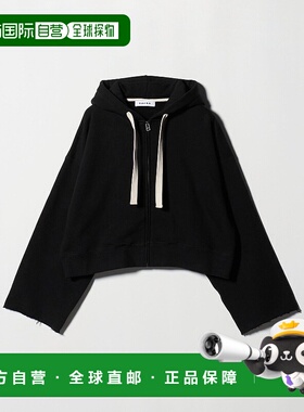 1h可退 日本直邮SACRA 女装别注拉链连帽衫 短款宽松设计 1578500