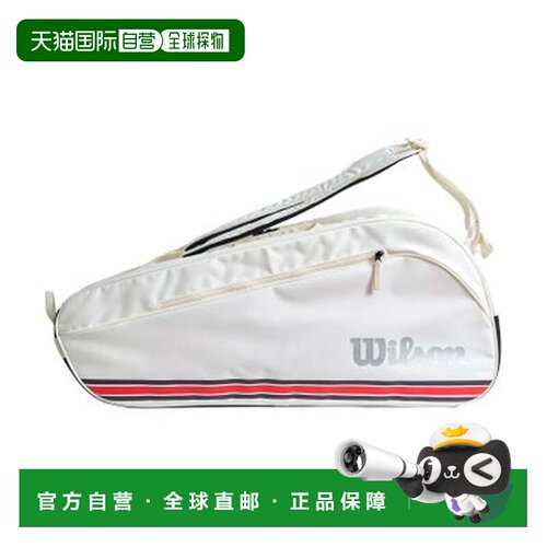 日本直邮Wilson Wilson Wilson 网球 TEAM J 6支装 白色/红色 WR8