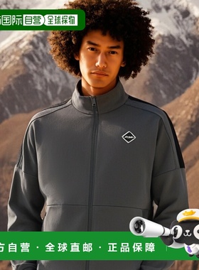 日本直邮 GOSEN 抓绒内衬弹力夹克网球羽毛球服上衣保暖灰色 GOSE