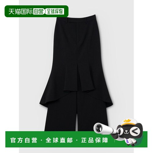 1h可退 日本直邮eimy istoire 女装 高腰立体剪裁 开衩宽松阔腿裤
