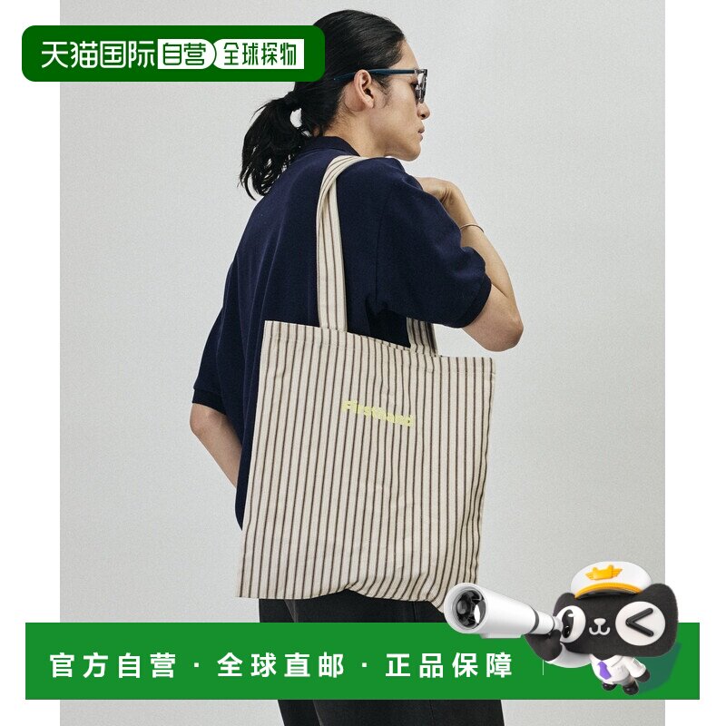 Firsthand 男女同款 条纹印花帆布托特包 3362234【付后1h可退】