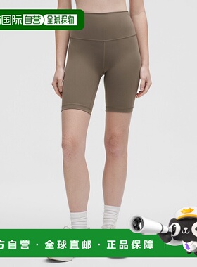 日本直邮lululemon-Wunder Train高层短裤8英寸户外瑜伽裤