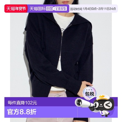 1h可退 日本直邮AZUL BY MOUSSY 女装 大翻领针织外套 250JSB7002