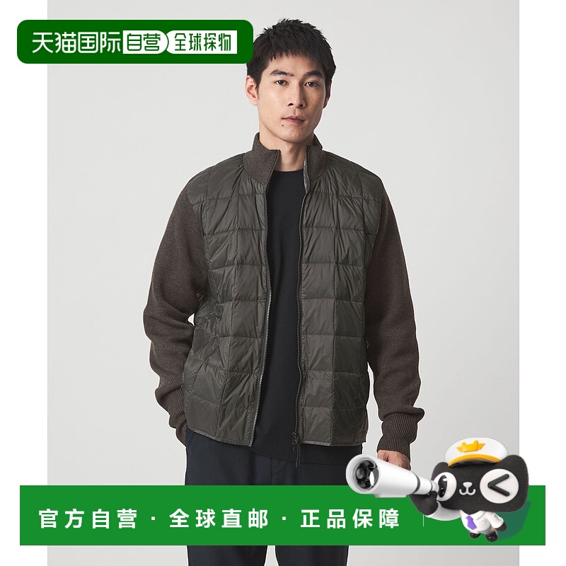 1h可退 日本直邮TAION 男装 羽绒95% 尼龙 高领双拉链 内搭羽绒夹