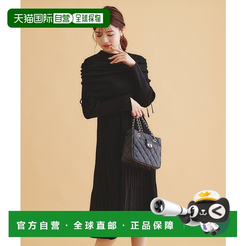 1h可退 日本直邮index 女士多用拉梅针织连衣裙可机洗 C585904920