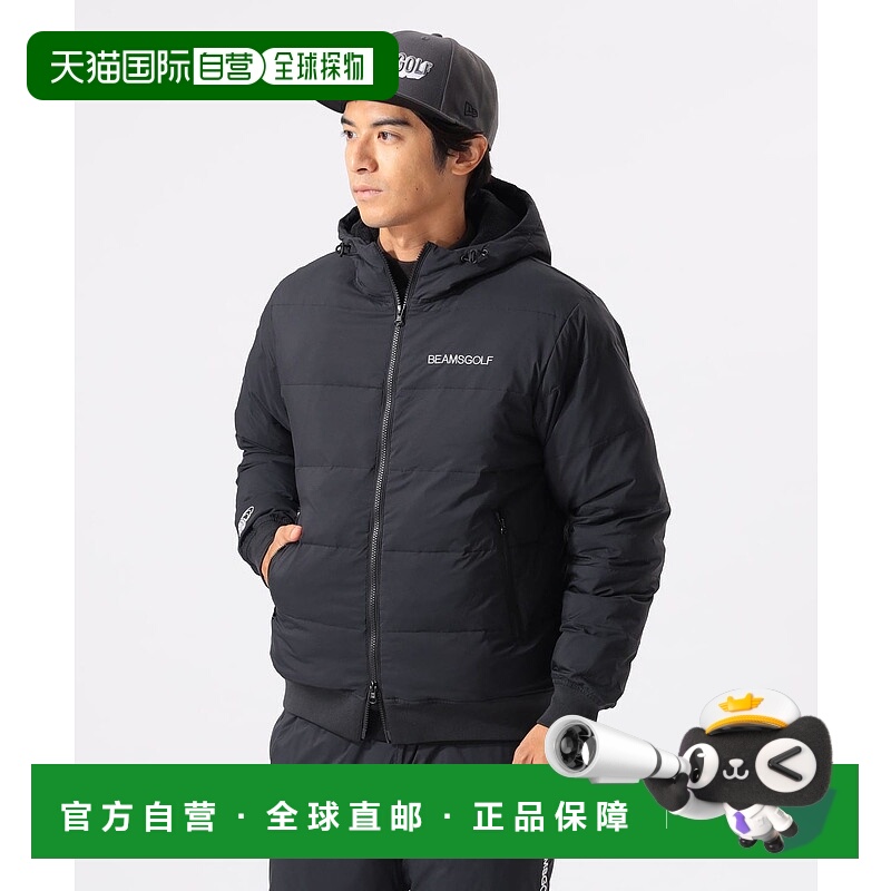 1h可退 日本直邮BEAMS GOLF 男装 中绵外套 裏起绒 修身半拉链夹