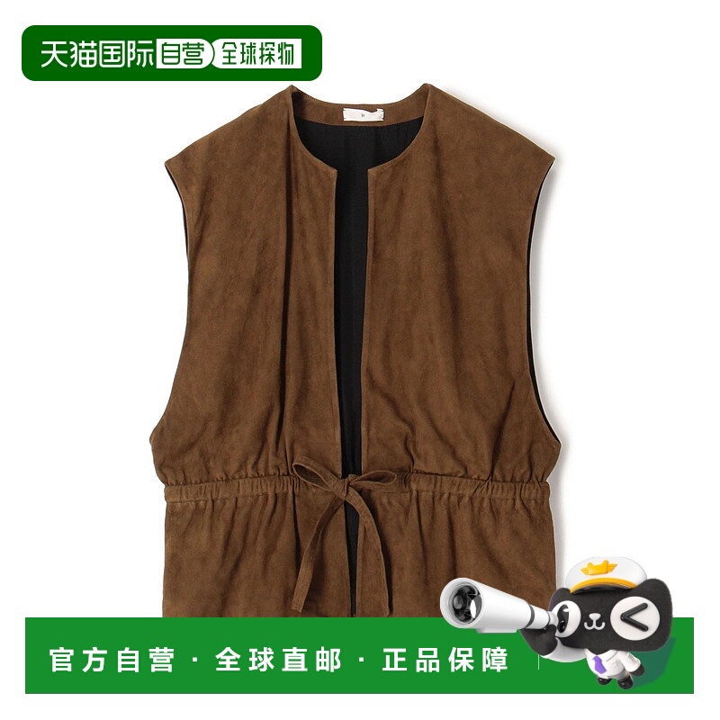 1h可退 日本直邮TOMORROWLAND .B 女士METIS羊革短款马甲 柔软轻