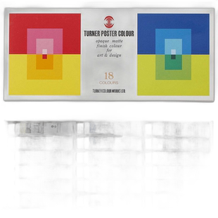 【日本直邮】透纳Turner Poster Color水彩颜料18色套装PC18C 11m