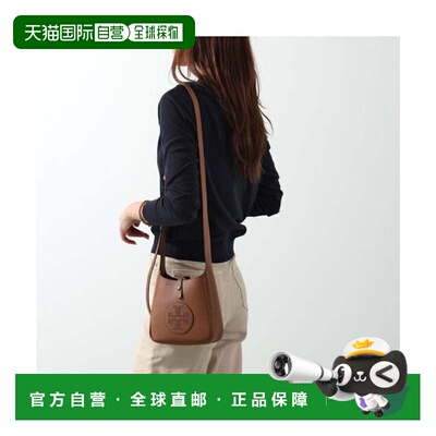 日本直邮TORY BURCH Miller Swing单肩包185793 做旧棕褐色