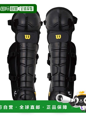 日本直邮Wilson 男子专业金色护腿板WTA3410NP17 棒球裁判防具