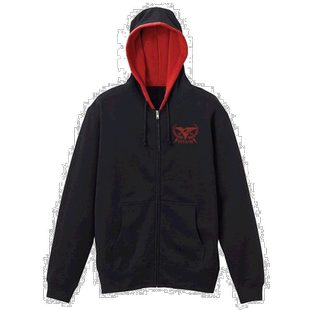 【日本直邮】Cospa机动战士高达 吉恩公国 拉链连帽卫衣 黑红S