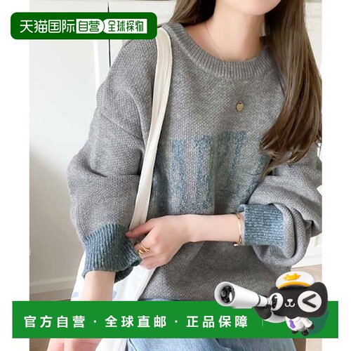 日本直邮JaVa 针织衫 灰色 经典休闲 2way混色吊带