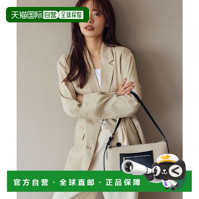 日本直邮Adam et Rope' 女装 多功能单肩包 小号 皮革风格 canvas