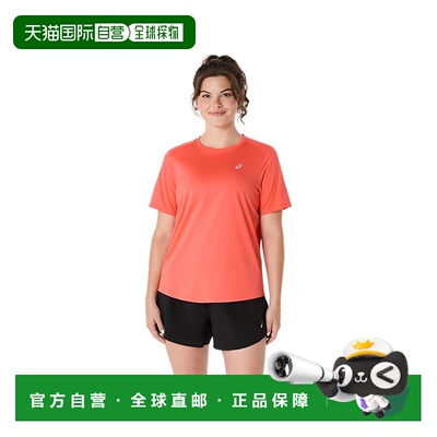 日本直邮ASICS 亚瑟士女式跑步速干短袖T恤 Wellness L码跑步衫 2