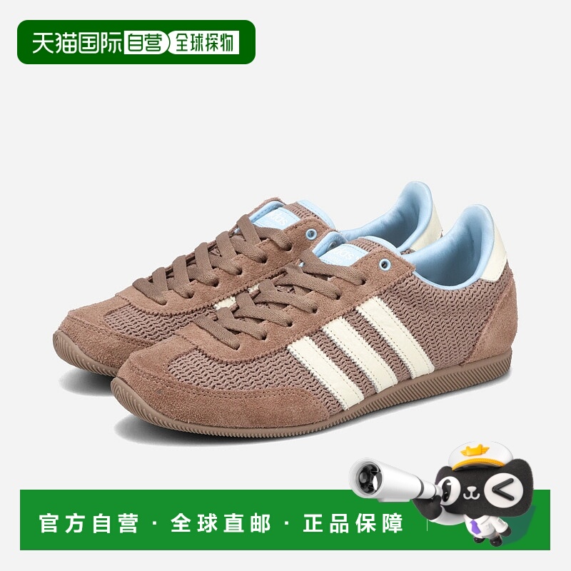 日本直邮adidas JAPAN 男女士低帮运动鞋 TRACE BROWN/OFF WHITE/