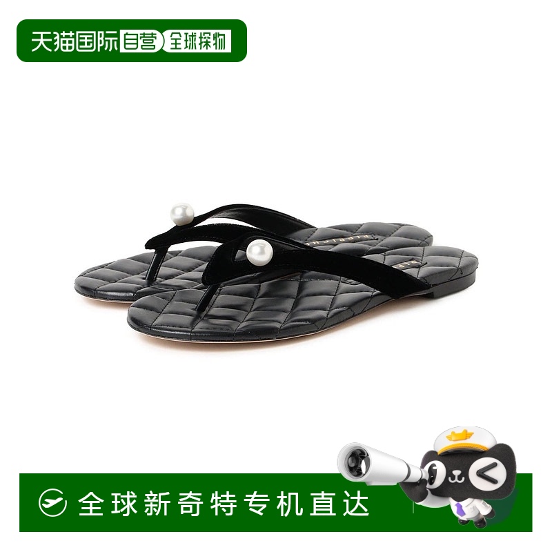 1h可退 日本直邮PIPPICHIC 女士珍珠装饰拖鞋 64330544815