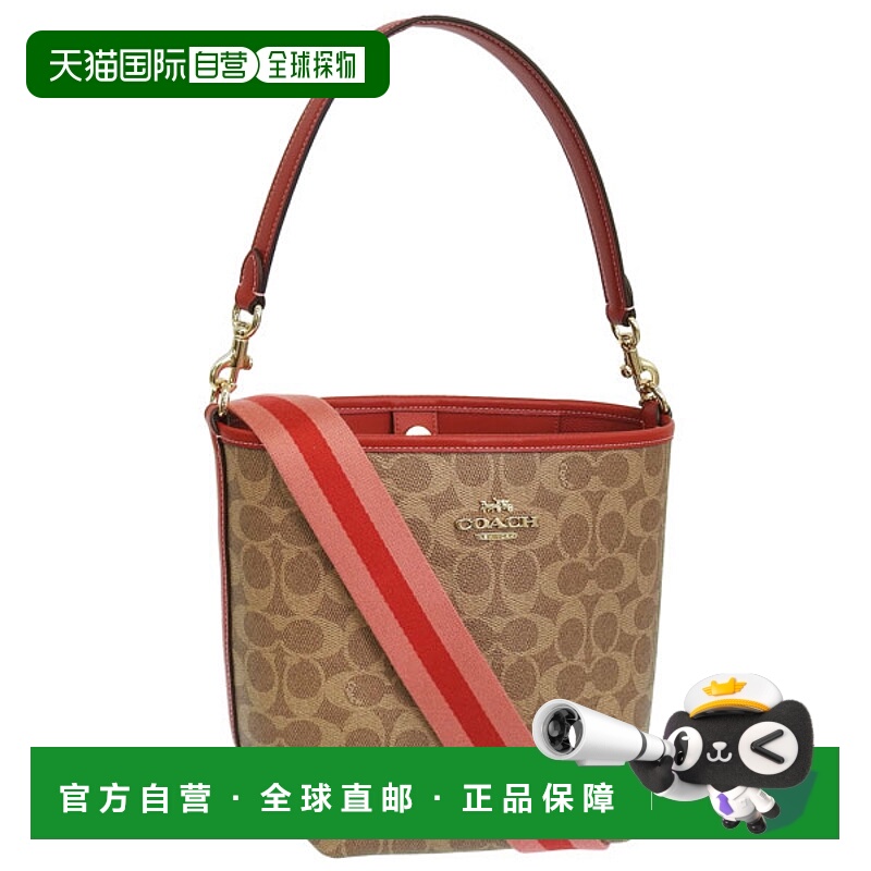 日本直邮Coach 女士两用单肩包SIG WBB STP CITY BCK CAL85IMTAM