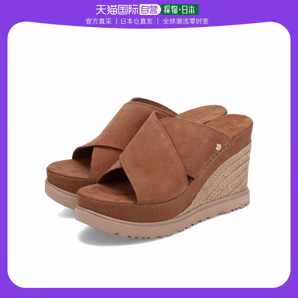 日本直邮UGG 凉鞋 Abbott slip 女士ABBOT SLIDE棕色1139291怎么样,好用不?
