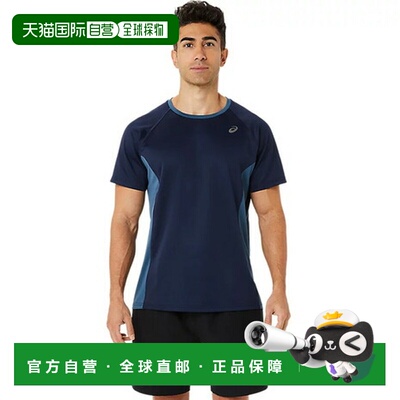 日本直邮亚瑟士 ASICS 男士 ACTIBREEZE 针织短袖衬衫 [2031E681.