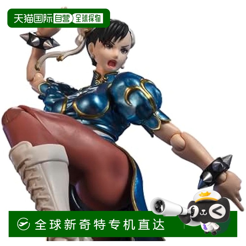 【日本直邮】万代 可动人偶手办 街头霸王 春丽 约150mm BAS66043