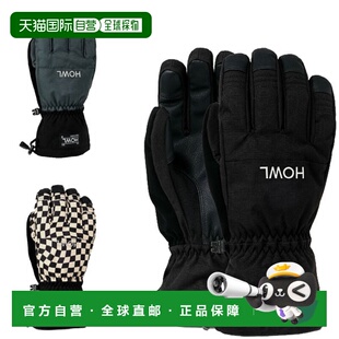 日本直邮HOWL TEAM 男女士手套适合单板滑雪和双板滑雪2025 款