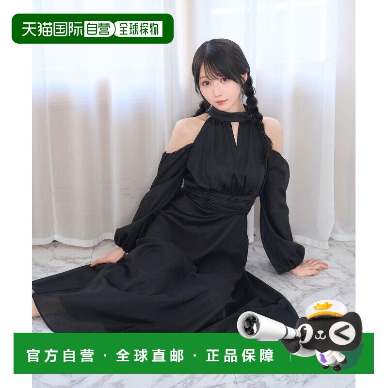 日本直邮Rose Muse女装露肩雪纺连衣裙 RM254OP1232