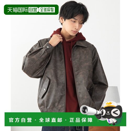 日本直邮WEGO 男女同款 秋冬新款飞行夹克 仿麂皮【付后1h可退】