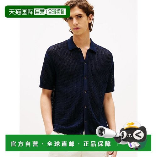 日本直邮TOMMY HILFIGER 结构开放式针织衬衫 TO3203EW012760 衬