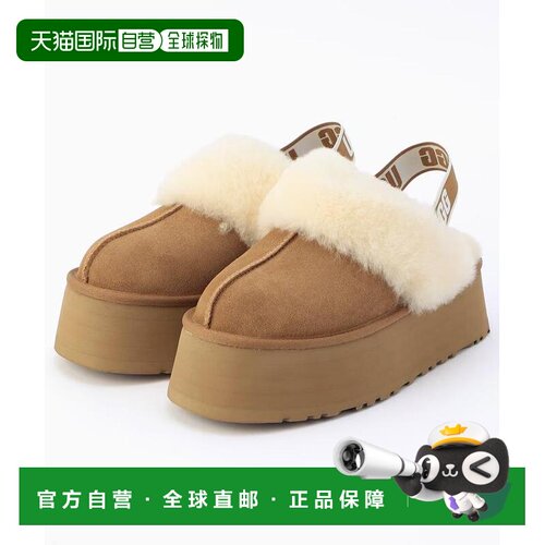 日本直邮UGG 女士 厚底复古风羊皮里凉鞋 1173050【付后1h可退】
