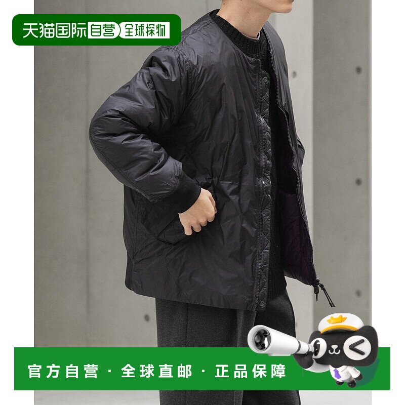 1h可退 日本直邮TAION 男装 可双面穿 800FP羽绒 MA-1夹克 宽松轻