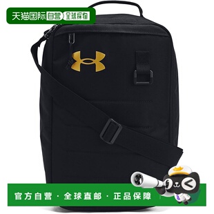 【日本直邮】[Under Armour] UA CONTAIN 鞋袋 黑色 / 金属金色