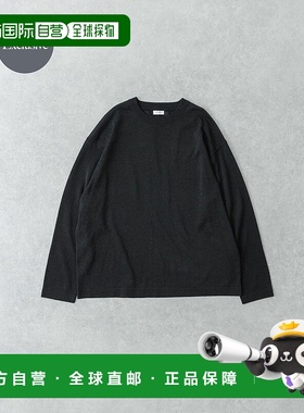 1h可退 日本直邮crepuscule 男装 和纸纤维透气长袖针织T恤 别注