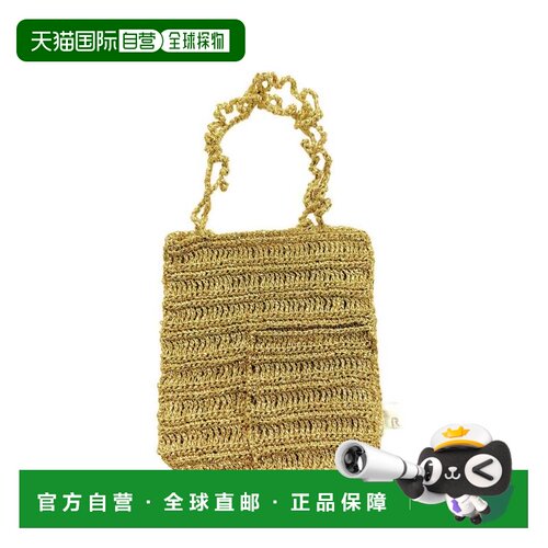 日本直邮ROOTOTE 1090 针织迷你托特包 SC 婴儿卢 钩针金属色 A 0