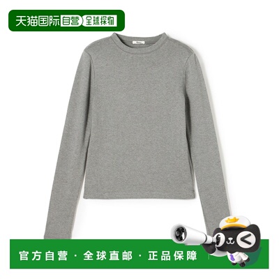 日本直邮EDITION 女装 棉混纺 弹性舒适 长袖T恤 34035403014